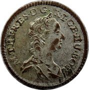 Austria Kreuzer Maria Theresia Vienna 1746 KM# 1735 M THERES D G R I GE HU BO R coin obverse Austria Kreuzer Maria Theresia Vienna 1746 KM# 1735 M THERES D G R I GE HU BO R coin obverse