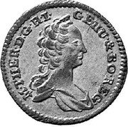 Austria Kreuzer Maria Theresia Graz 1758 KM# 1820 M THER D G R I GE HU&BO REG coin obverse Austria Kreuzer Maria Theresia Graz 1758 KM# 1820 M THER D G R I GE HU&BO REG coin obverse