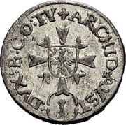 Austria Kreuzer Joseph I Hall ND KM# 1423 ARCHID AVST (1) DVX B CO TY coin reverse