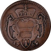 Austria Pfennig Maria Theresia 1765 KM# 1979 1 1759 coin reverse Austria Pfennig Maria Theresia 1765 KM# 1979 1 1759 coin reverse