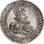 Austria Thaler Matthias II 1613 KM# 144 MATTHIAS II D G HVNGARIA V ET BOHEMIAE REX coin obverse Austria Thaler Matthias II 1613 KM# 144 MATTHIAS II D G HVNGARIA V ET BOHEMIAE REX coin obverse