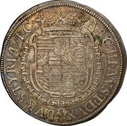 Austria Thaler Ferdinand III 1636 KM# 817 ARCHI AVST DVX BVR STYRIAE EC coin reverse Austria Thaler Ferdinand III 1636 KM# 817 ARCHI AVST DVX BVR STYRIAE EC coin reverse