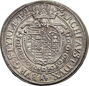 Austria Thaler Ferdinand III Graz 1646 KM# 930 ARCHI AVST DVX BVRG STYRIÆ ETC coin reverse Austria Thaler Ferdinand III Graz 1646 KM# 930 ARCHI AVST DVX BVRG STYRIÆ ETC coin reverse