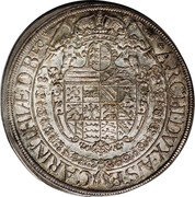 Austria Thaler Ferdinand III St Veit 1654 KM# 924 ARCHIDVX AVS ET CARINTHIÆ D B coin reverse Austria Thaler Ferdinand III St Veit 1654 KM# 924 ARCHIDVX AVS ET CARINTHIÆ D B coin reverse