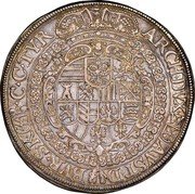 Austria Thaler Ferdinand III Vienna 1657 (c) KM# 1004 ARCH DVX AVST D BVR S K C C TYR coin reverse Austria Thaler Ferdinand III Vienna 1657 (c) KM# 1004 ARCH DVX AVST D BVR S K C C TYR coin reverse