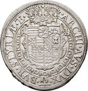 Austria Thaler Ferdinand III Graz 1657 HCK KM# 1003 ARCHI AVS DVX BVRG STYRIÆ ET coin reverse Austria Thaler Ferdinand III Graz 1657 HCK KM# 1003 ARCHI AVS DVX BVRG STYRIÆ ET coin reverse