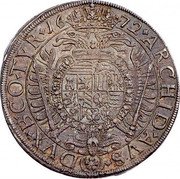 Austria Thaler Leopold I Vienna 1672 KM# 1275.1 ARCHID AVS (✿) DVX B CO TYR coin reverse Austria Thaler Leopold I Vienna 1672 KM# 1275.1 ARCHID AVS (✿) DVX B CO TYR coin reverse