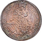 Austria Thaler Leopold I Vienna 1696 KM# 1275.5 LEOPOLDUS D G ROM IMP S A GE HV BO REX coin obverse Austria Thaler Leopold I Vienna 1696 KM# 1275.5 LEOPOLDUS D G ROM IMP S A GE HV BO REX coin obverse