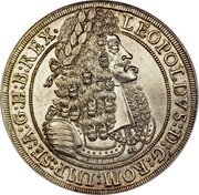 Austria Thaler Leopold I Hall 1698 KM# 1303.4 LEOPOLDVS D G ROM IMP SE A G H B REX IAK coin obverse Austria Thaler Leopold I Hall 1698 KM# 1303.4 LEOPOLDVS D G ROM IMP SE A G H B REX IAK coin obverse