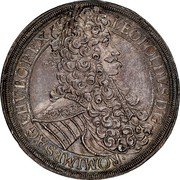 Austria Thaler Leopold I Vienna 1703 KM# 1413 LEOPOLDUS D G ROM IMP S A GE HV BO REX coin obverse Austria Thaler Leopold I Vienna 1703 KM# 1413 LEOPOLDUS D G ROM IMP S A GE HV BO REX coin obverse