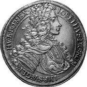 Austria Thaler Joseph I Graz 1706 KM# 1464 IOSEPHVS D G RO IMP S A GER HV ET BO REX coin obverse Austria Thaler Joseph I Graz 1706 KM# 1464 IOSEPHVS D G RO IMP S A GER HV ET BO REX coin obverse