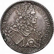 Austria Thaler Joseph I Vienna 1711 HMA KM# 1505 IOSEPHUS D G RO IMP S A GER HV BO REX coin obverse Austria Thaler Joseph I Vienna 1711 HMA KM# 1505 IOSEPHUS D G RO IMP S A GER HV BO REX coin obverse