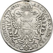 Austria Thaler Charles VI 1713 A KM# 1548 ARCHIDUX AUSTRIÆ DUX COM TYR coin reverse Austria Thaler Charles VI 1713 A KM# 1548 ARCHIDUX AUSTRIÆ DUX COM TYR coin reverse