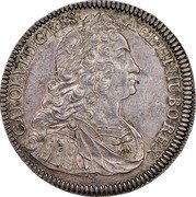 Austria Thaler Charles VI 1737 With 4 below bust KM# 1639.2 CAR • VI • D • G • R • I • S • A • GE • HI • HU • BO • REX • coin obverse Austria Thaler Charles VI 1737 With 4 below bust KM# 1639.2 CAR • VI • D • G • R • I • S • A • GE • HI • HU • BO • REX • coin obverse