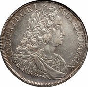 Austria Thaler Karl VI Vienna 1739 KM# 1579.3 CAROL:VI:D:G:R:I: S:A:GE:HI:HU:BO:REX: coin obverse Austria Thaler Karl VI Vienna 1739 KM# 1579.3 CAROL:VI:D:G:R:I: S:A:GE:HI:HU:BO:REX: coin obverse