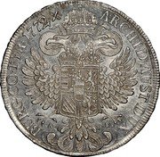 Austria Thaler Maria Theresia Hall 1772 AS KM# 1838 ARCHID AUSTR DUX BURG&STYR coin reverse Austria Thaler Maria Theresia Hall 1772 AS KM# 1838 ARCHID AUSTR DUX BURG&STYR coin reverse