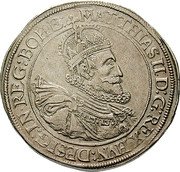 Austria Thaler Matthias II Vienna 1609 KM# 104 MATTHIAS II D G REX HVN DESIG IN REG BOHE coin obverse Austria Thaler Matthias II Vienna 1609 KM# 104 MATTHIAS II D G REX HVN DESIG IN REG BOHE coin obverse