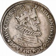 Austria Thaler Ferdinand II Graz 1620 KM# 263 FERDINANDVS II D G RO IM S A GER HV BO REX coin obverse Austria Thaler Ferdinand II Graz 1620 KM# 263 FERDINANDVS II D G RO IM S A GER HV BO REX coin obverse