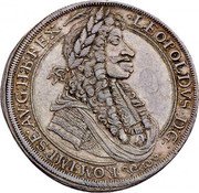 Austria Thaler Leopold I Graz 1690 KM# 1348.1 LEOPOLDVS D G ROM IMP SE AV G H B REX coin obverse Austria Thaler Leopold I Graz 1690 KM# 1348.1 LEOPOLDVS D G ROM IMP SE AV G H B REX coin obverse