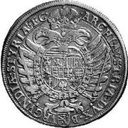 Austria Thaler Ferdinand II Graz 1620 KM# 262.2 ARCHI AVSTRIÆ DVX B VRGVNDIÆ STYRIÆ ETC BV RGVNDIÆ coin reverse Austria Thaler Ferdinand II Graz 1620 KM# 262.2 ARCHI AVSTRIÆ DVX B VRGVNDIÆ STYRIÆ ETC BV RGVNDIÆ coin reverse