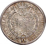 Austria Thaler Leopold I Graz 1690 KM# 1348.1 ARCHID AVS DVX BVRG STYRIÆ ETC coin reverse Austria Thaler Leopold I Graz 1690 KM# 1348.1 ARCHID AVS DVX BVRG STYRIÆ ETC coin reverse