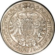 Austria Thaler (Leopold I Vienna) KM# 1275.3 ARCHIDVX AVSTRIÆ DVX BVR COM TYROL COM TYRO coin reverse Austria Thaler (Leopold I Vienna) KM# 1275.3 ARCHIDVX AVSTRIÆ DVX BVR COM TYROL COM TYRO coin reverse