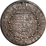 Austria Thaler Leopold I Hall 1694 KM# 1303.3 ARCHID AVST DVX BV COM TYR coin reverse Austria Thaler Leopold I Hall 1694 KM# 1303.3 ARCHID AVST DVX BV COM TYR coin reverse