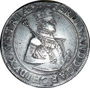 Austria Thaler Ferdinand Klagenfurt 1609 KM# 24 FERDINAND D G ARCHIDVX AVSTRIÆ coin obverse Austria Thaler Ferdinand Klagenfurt 1609 KM# 24 FERDINAND D G ARCHIDVX AVSTRIÆ coin obverse