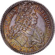 Austria Thaler Joseph I Vienna 1707 IMH KM# 1444 IOSEPHVS D G RO IMP S A GER HV BO REX coin obverse Austria Thaler Joseph I Vienna 1707 IMH KM# 1444 IOSEPHVS D G RO IMP S A GER HV BO REX coin obverse