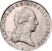 Austria 1/2 Thaler Franz II 1798 A KM# A2149 FRANCISCVS II D G R IMP S A GERM HV BO REX coin obverse Austria 1/2 Thaler Franz II 1798 A KM# A2149 FRANCISCVS II D G R IMP S A GERM HV BO REX coin obverse