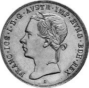 Austria 1/2 Thaler (Franz Joseph I) KM# 2227 FRANC IOS I D G AVST IMP HVNG BOH REX A coin obverse