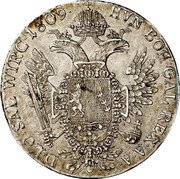 Austria 1/2 Thaler (Franz I) KM# 2151 D.LO.SAL.WIRC.1809.HVN.BOH.GAL.REX.A.A coin reverse Austria 1/2 Thaler (Franz I) KM# 2151 D.LO.SAL.WIRC.1809.HVN.BOH.GAL.REX.A.A coin reverse