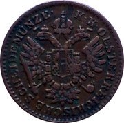 Austria 1/4 Kreuzer Franz Joseph I 1851 A KM# 2180 K·K·OESTERREICHISCHE SCHEIDEMUNZE· coin obverse Austria 1/4 Kreuzer Franz Joseph I 1851 A KM# 2180 K·K·OESTERREICHISCHE SCHEIDEMUNZE· coin obverse