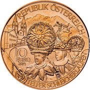 Austria 10 Euro Austrian States - Tyrol 2014 KM# 3235 REPUBLIK ÖSTERREICH 10 EURO 2014 TELFER SCHLEICHERLAUFEN coin obverse Austria 10 Euro Austrian States - Tyrol 2014 KM# 3235 REPUBLIK ÖSTERREICH 10 EURO 2014 TELFER SCHLEICHERLAUFEN coin obverse