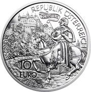 Austria 10 Euro (Richard the Lionheart in Durnstein) KM# 3180 REPUBLIK ÖSTERREICH DÜRNSTEIN 10 EURO 2009 coin obverse Austria 10 Euro (Richard the Lionheart in Durnstein) KM# 3180 REPUBLIK ÖSTERREICH DÜRNSTEIN 10 EURO 2009 coin obverse