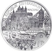 Austria 10 Euro (Niederosterreich) KM# 3221a REPUBLIK ÖSTERREICH WACHAU 2013 10 EURO coin obverse Austria 10 Euro (Niederosterreich) KM# 3221a REPUBLIK ÖSTERREICH WACHAU 2013 10 EURO coin obverse