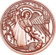 Austria 10 Euro Michael - The Protecting Angel 2017 KM# 3267 coin reverse