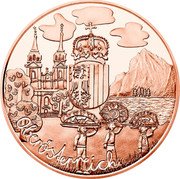 Austria 10 Euro Oberosterreich Staat 2016 KM# 3255 OBERÖSTERREICH coin reverse