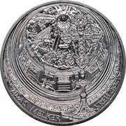 Austria 10 Euro (Melk Abby) KM# 3146 DAS MELKER KREUZ coin reverse Austria 10 Euro (Melk Abby) KM# 3146 DAS MELKER KREUZ coin reverse