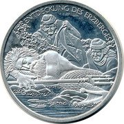 Austria 10 Euro (Iron Mountain. Erzberg) KM# 3185 ENTDECKUNG DES ERZBERGES coin reverse