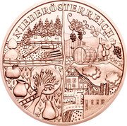 Austria 10 Euro Niederosterreich 2013 Special Unc KM# 3221 NIEDERÖSTERREICH coin reverse Austria 10 Euro Niederosterreich 2013 Special Unc KM# 3221 NIEDERÖSTERREICH coin reverse