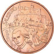 Austria 10 Euro Austrian States - Salzburg 2014 KM# 3232 SALZBURG coin reverse Austria 10 Euro Austrian States - Salzburg 2014 KM# 3232 SALZBURG coin reverse