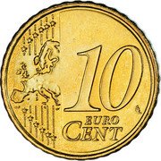 Austria 10 Euro Cent Stephansdom. New Relief Map 2012 KM# 3139 10 EURO CENT LL coin reverse Austria 10 Euro Cent Stephansdom. New Relief Map 2012 KM# 3139 10 EURO CENT LL coin reverse