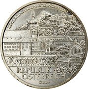 Austria 10 Euro Nonnenberg Abbey 2006 KM# 3129 BENEDIKTINERINNENABTEI NONNBERG 10 EURO REPUBLIK ÖSTERREICH 2006 coin obverse Austria 10 Euro Nonnenberg Abbey 2006 KM# 3129 BENEDIKTINERINNENABTEI NONNBERG 10 EURO REPUBLIK ÖSTERREICH 2006 coin obverse