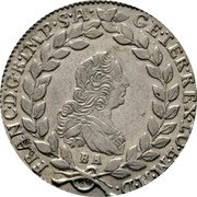 Austria 10 Kreuzer Maria Theresia 1765 B A-EVM-D(1766) KM# 2024 FRANC D G R IMP S A G ER IER REX LO B M H D coin obverse Austria 10 Kreuzer Maria Theresia 1765 B A-EVM-D(1766) KM# 2024 FRANC D G R IMP S A G ER IER REX LO B M H D coin obverse