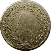 Austria 10 Kreuzer Joseph II 1773 H S-C KM# 2063 IOSEPH II D G R I S A GE REX A A LO&M H D coin obverse Austria 10 Kreuzer Joseph II 1773 H S-C KM# 2063 IOSEPH II D G R I S A GE REX A A LO&M H D coin obverse