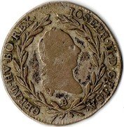 Austria 10 Kreuzer Joseph II 1790 B KM# 2066 IOSEPH II D G R I S A GERM HV BO REX coin obverse Austria 10 Kreuzer Joseph II 1790 B KM# 2066 IOSEPH II D G R I S A GERM HV BO REX coin obverse