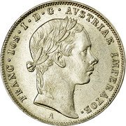 Austria 10 Kreuzer Franz Joseph I 1855 A KM# 2203 FRANC·IOS·I·D·G·AVSTRIAE IMPERATOR. A coin obverse Austria 10 Kreuzer Franz Joseph I 1855 A KM# 2203 FRANC·IOS·I·D·G·AVSTRIAE IMPERATOR. A coin obverse