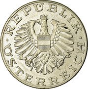 Austria 10 Schilling Woman of Wachau 1979 Proof KM# 2918 REPUBLIK ÖSTERREICH coin obverse Austria 10 Schilling Woman of Wachau 1979 Proof KM# 2918 REPUBLIK ÖSTERREICH coin obverse