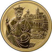 Austria 100 Euro The Crown of the Holy Roman Empire 2008 Proof KM# 3160 OTTO 1. TP coin reverse